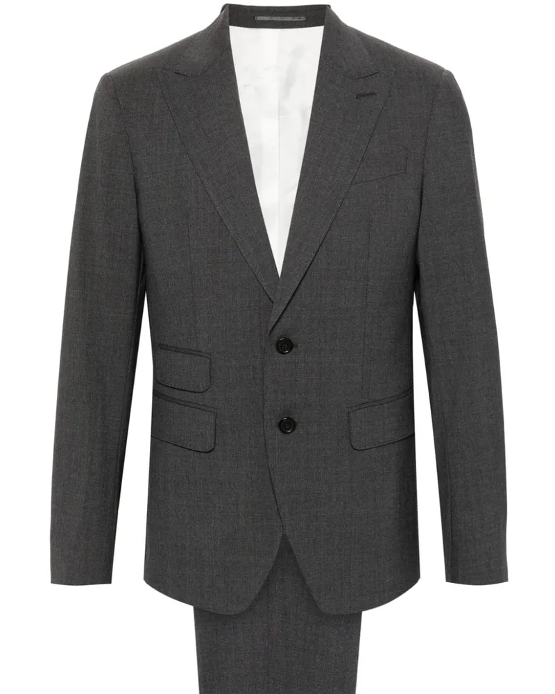 Dsquared2 Einreihiger London Anzug - Grau Grau