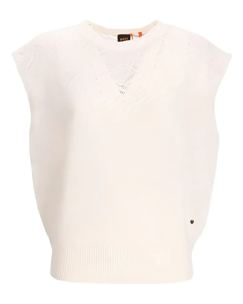 HUGO BOSS Trägershirt mit Rundhalsausschnitt - Nude Nude