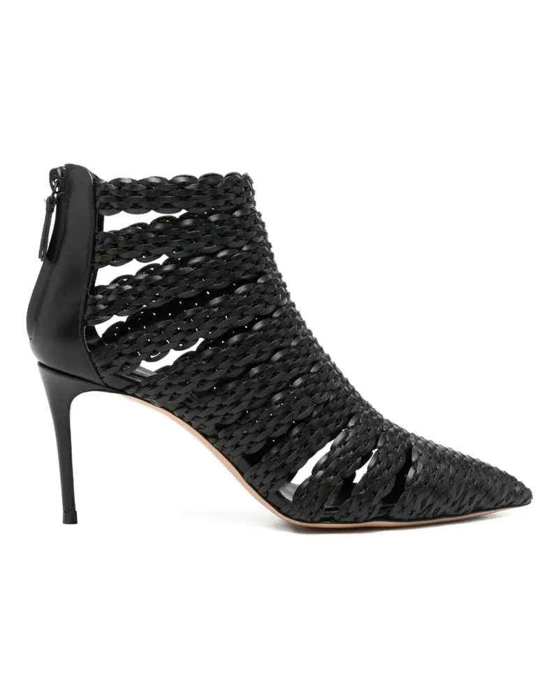 Casadei Julia Avenida pointed-toe ankle boots - Schwarz Schwarz