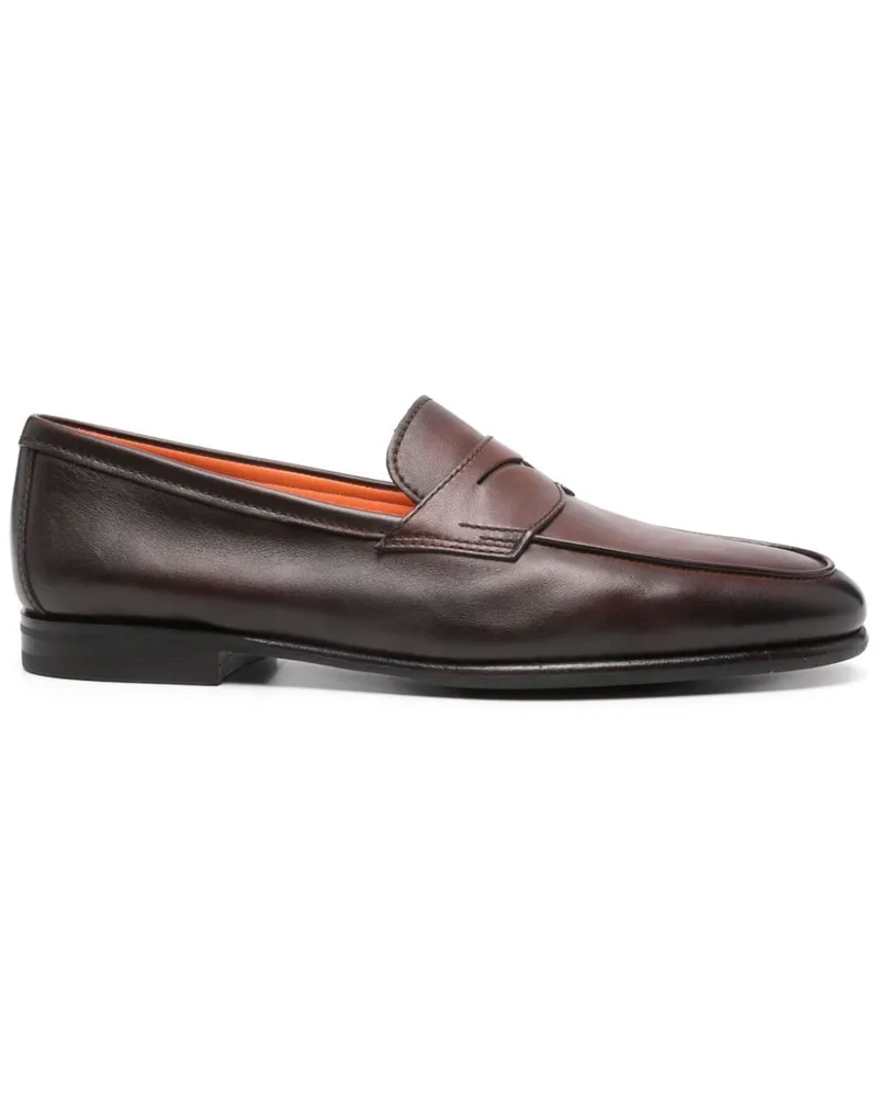 Santoni Carlos Loafer - Braun Braun