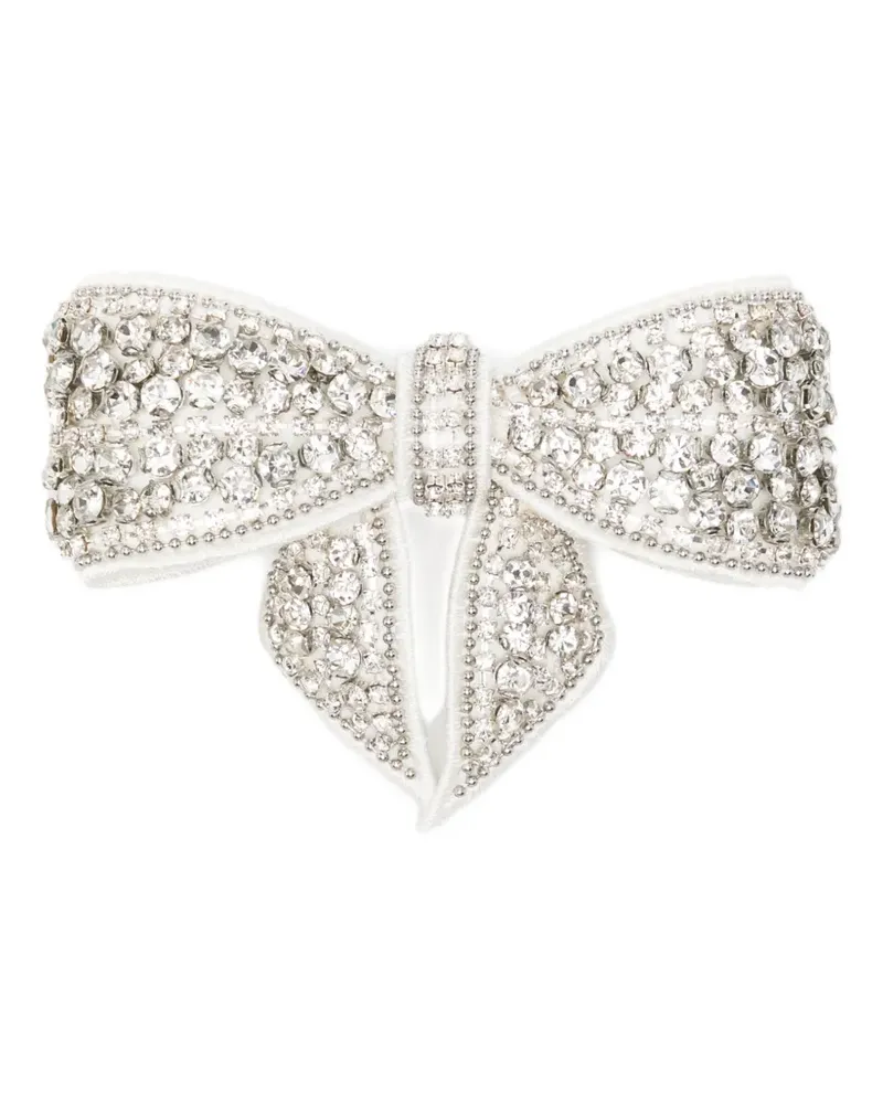 Self-Portrait crystal-embellished hair clip - Silber Silber