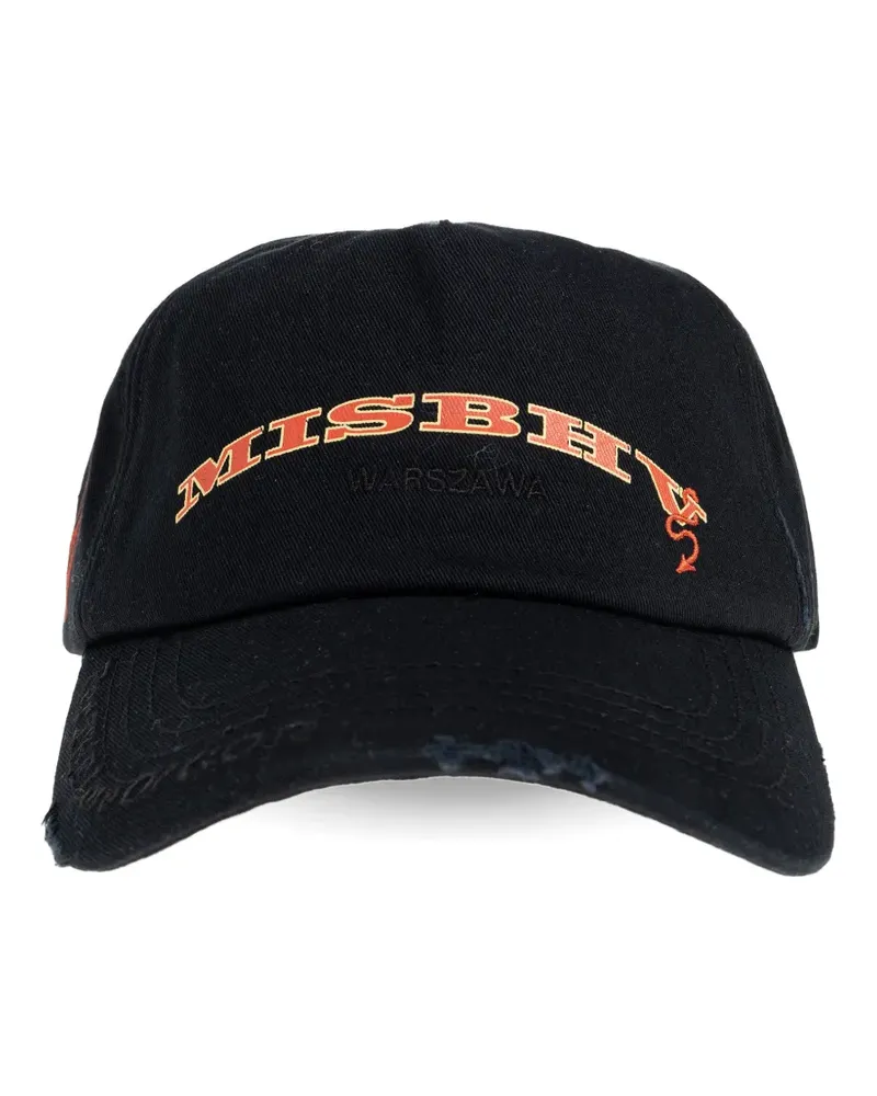 MISBHV distressed baseball cap - Schwarz Schwarz