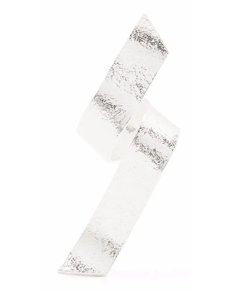 Wouters & Hendrix Verdrehter Ohrring - Silber Silber