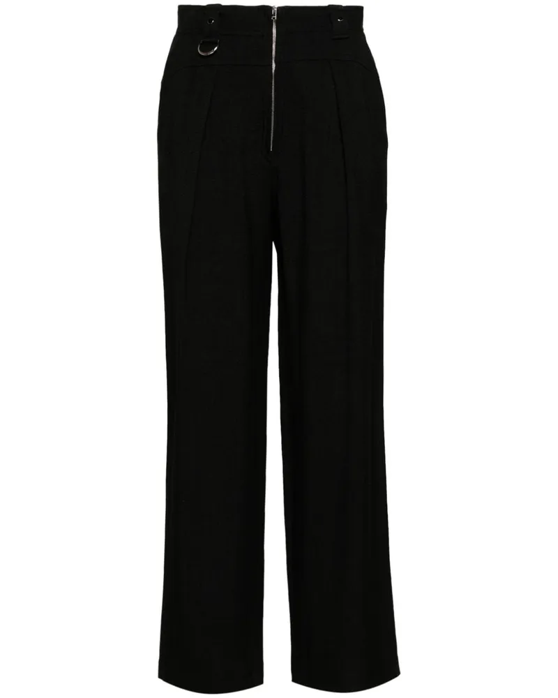 IRO Maltine Hose mit hohem Bund - Schwarz Schwarz