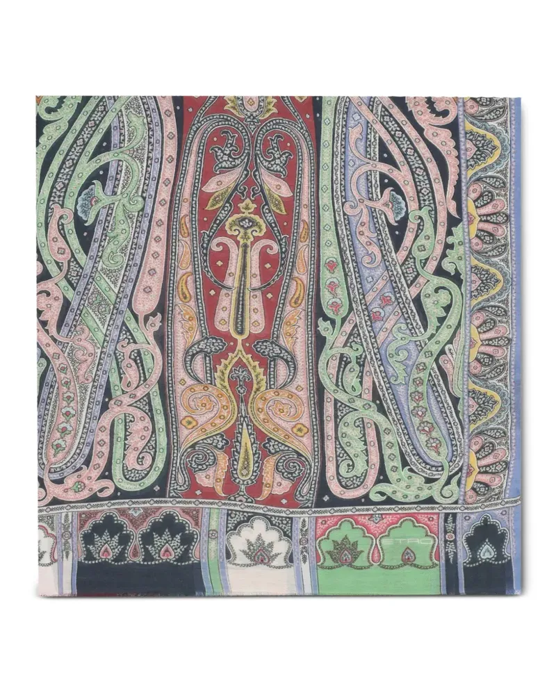 Etro paisley-print scarf - Schwarz Schwarz