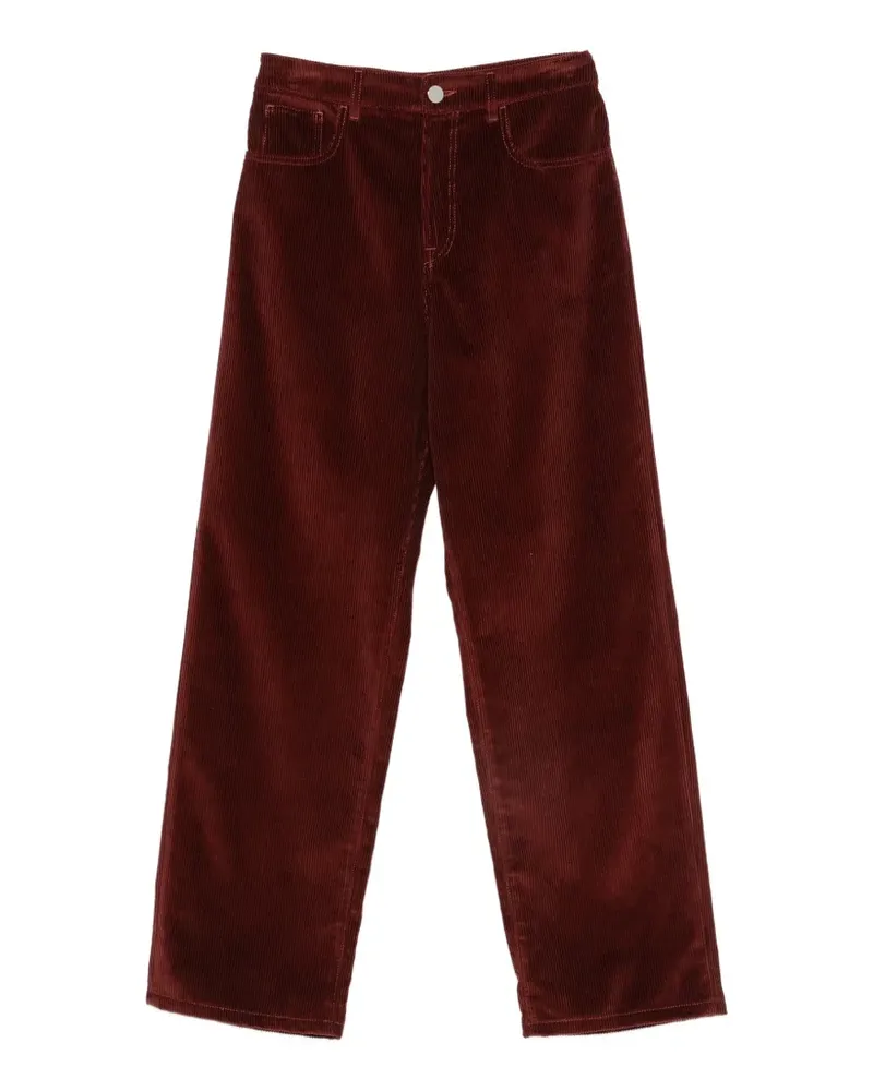 Róhe Straight-Leg-Hose aus Cord - Rot Rot