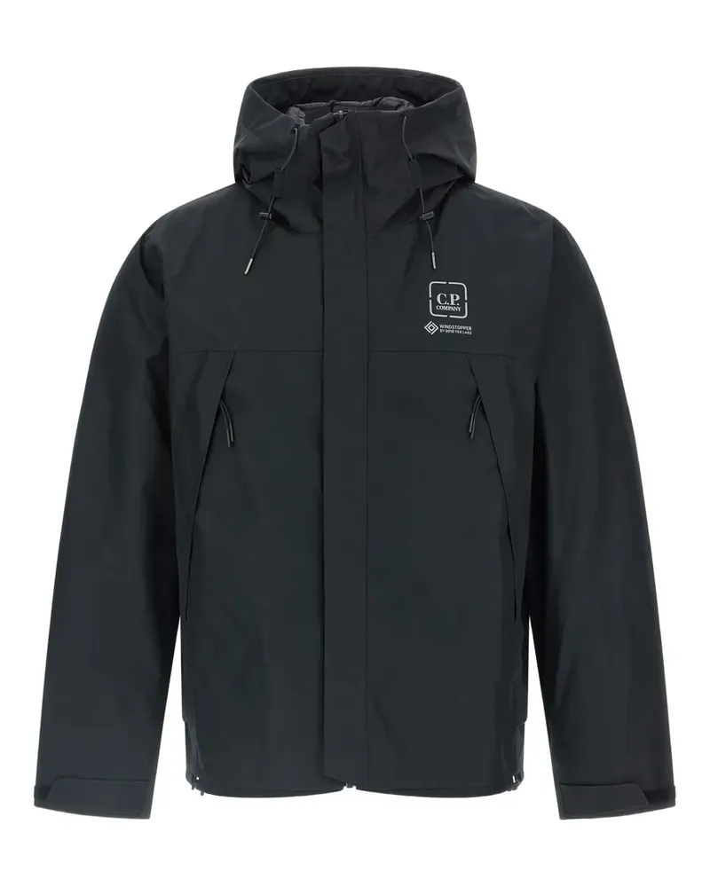 C.P. Company adjustable hood quilted jacket - Schwarz Schwarz