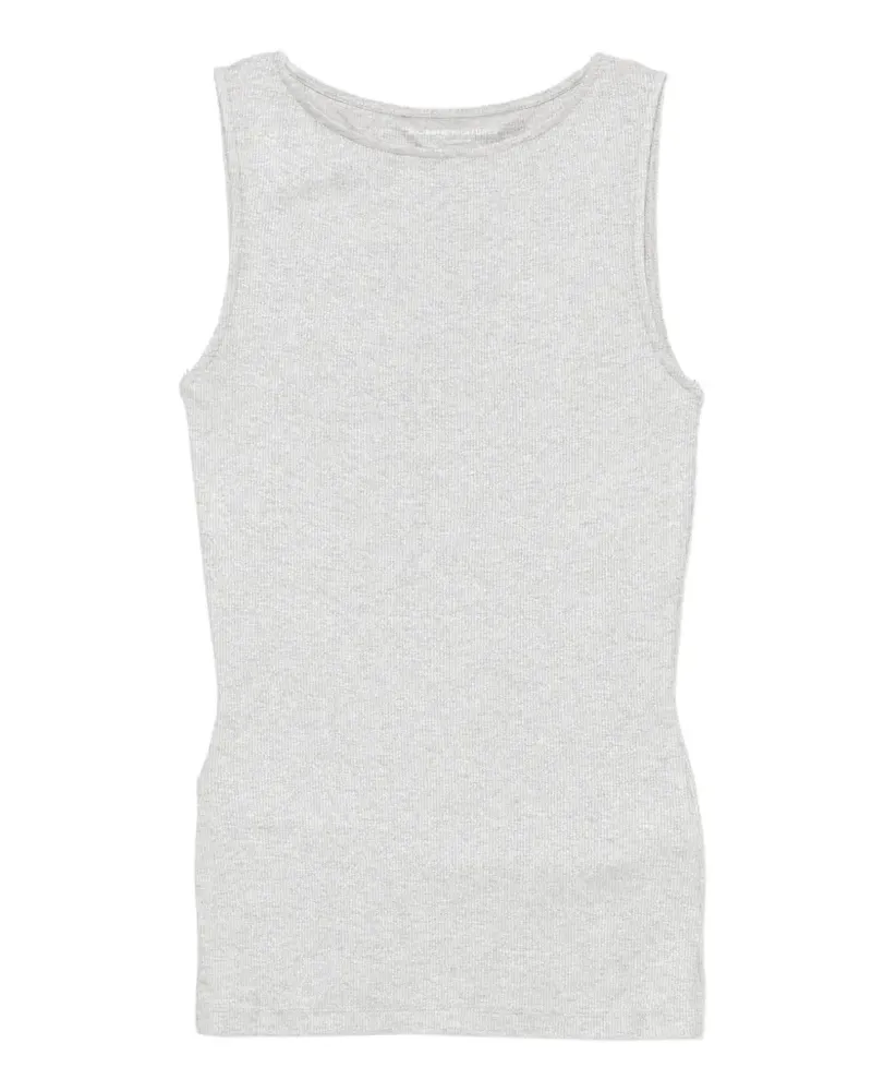 Majestic scoop-neck tank top - Grau Grau