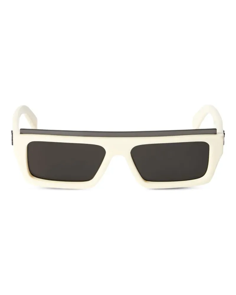 OFF-WHITE Elizabeth S rectangle-frame sunglasses - Weiß Weiß