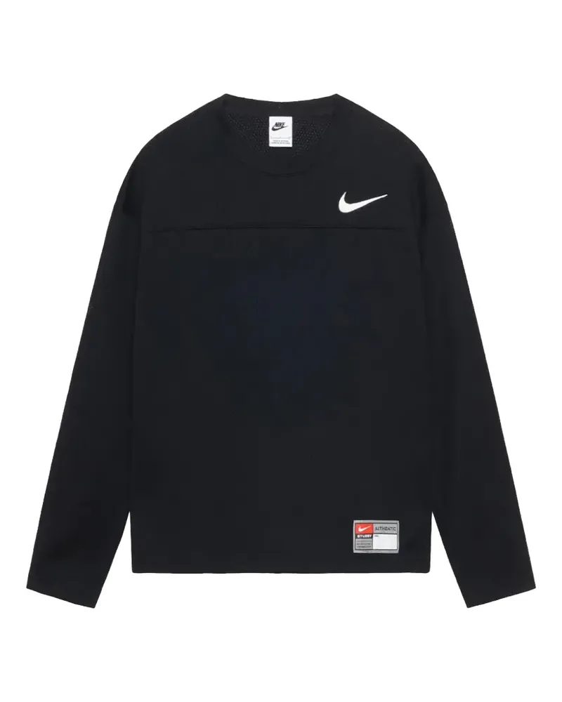 Nike x Stussy Dri-FIT long-sleeves T-shirt - Schwarz Schwarz