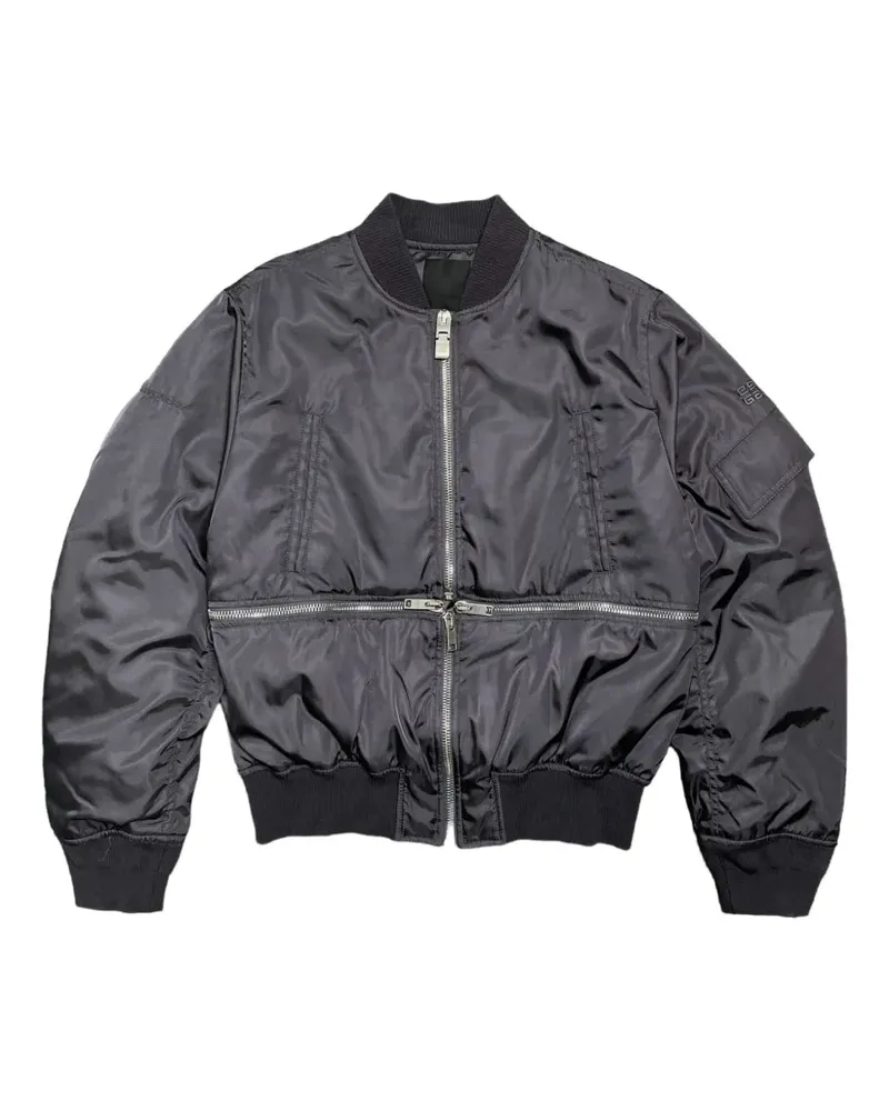 Givenchy multiple-zip bomber jacket - Grau Grau