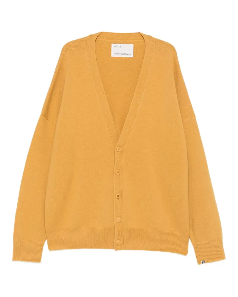 extreme cashmere Simo Oversized-Cardigan - Gelb Gelb