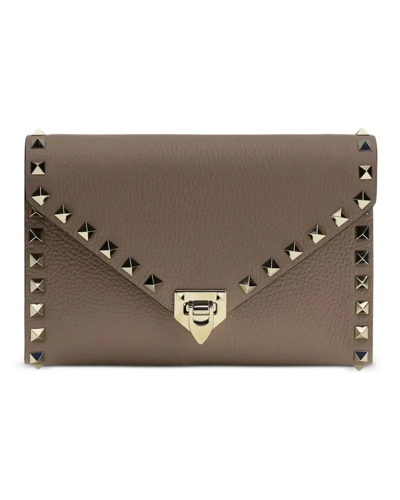 Valentino Garavani Mini Rockstud Schultertasche - Grau Grau