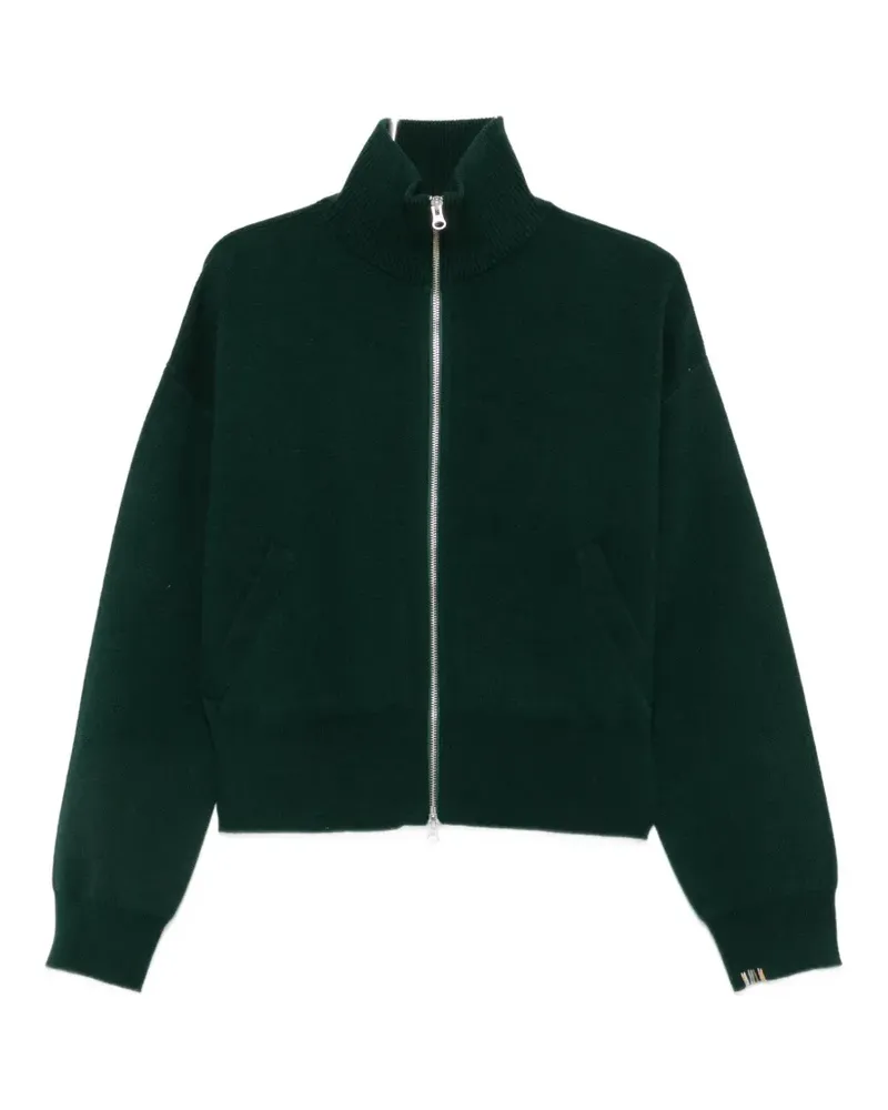 extreme cashmere zip-up cashmere sweater - Grün Grün
