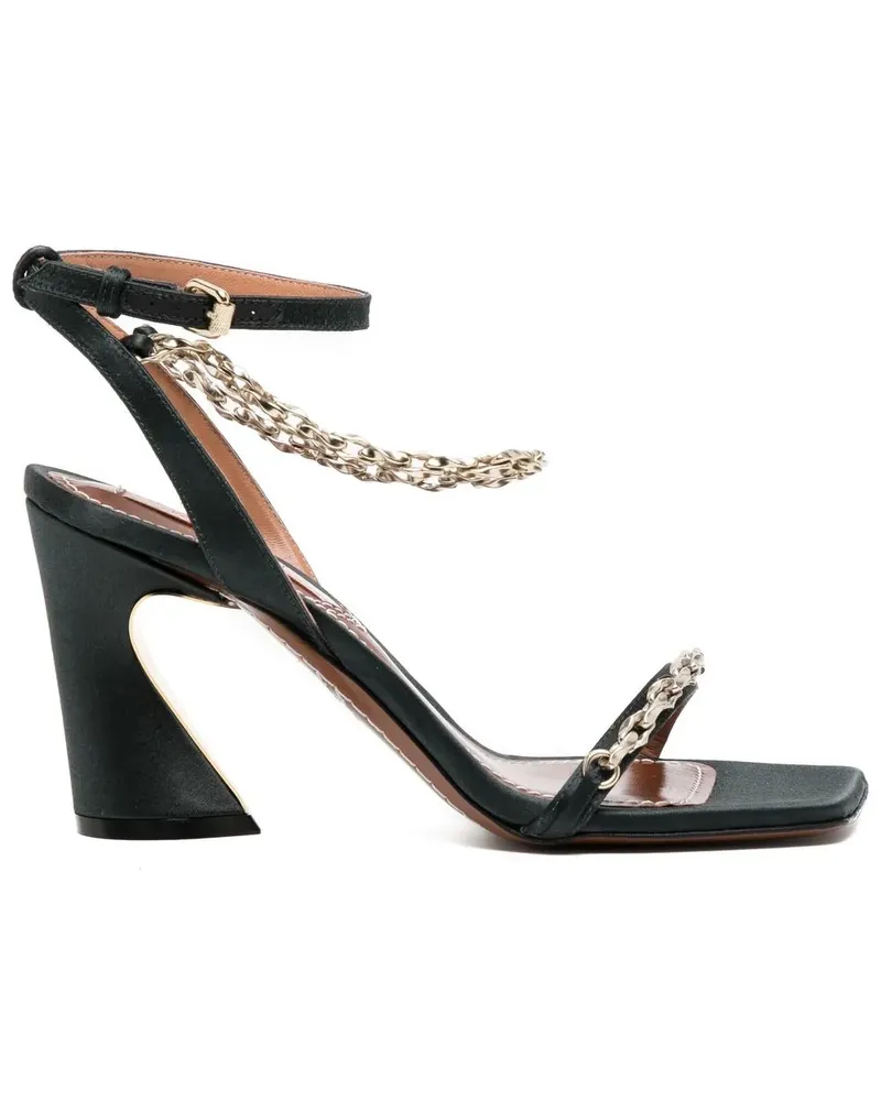 Zimmermann Sandalen mit Ketten - Schwarz Schwarz
