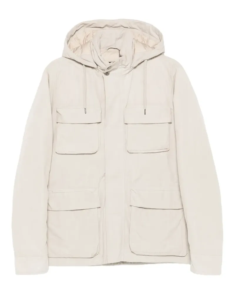 Herno Kapuzenjacke mit Taschen - Nude Nude