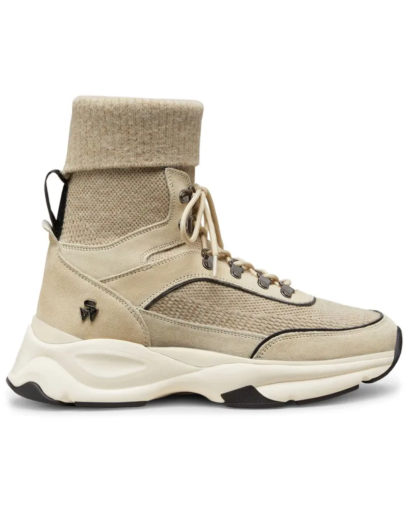 Stuart Weitzman Hiker Sneakers - Nude Nude