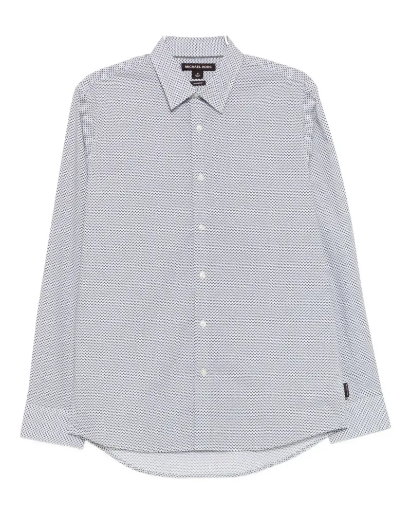 Michael Kors micro print shirt - Weiß Weiß