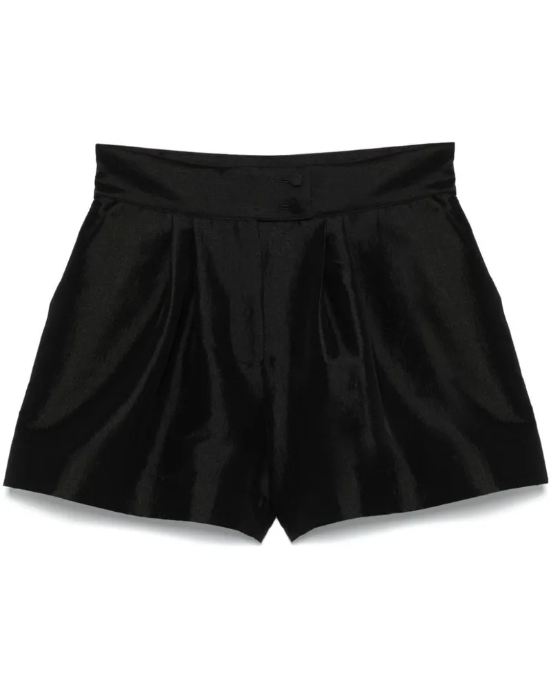 STYLAND Shorts aus Taft - Schwarz Schwarz