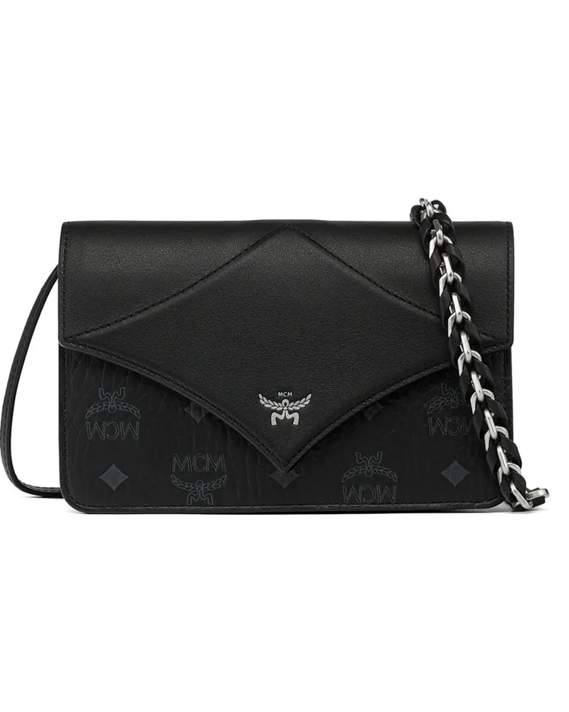 MCM Visetos Diamond shoulder bag - Schwarz Schwarz