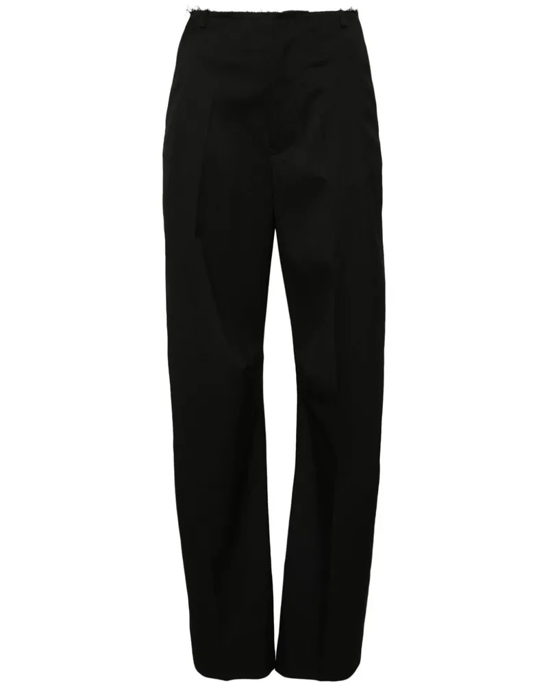 Maison Margiela Hose mit Ziernaht - Schwarz Schwarz