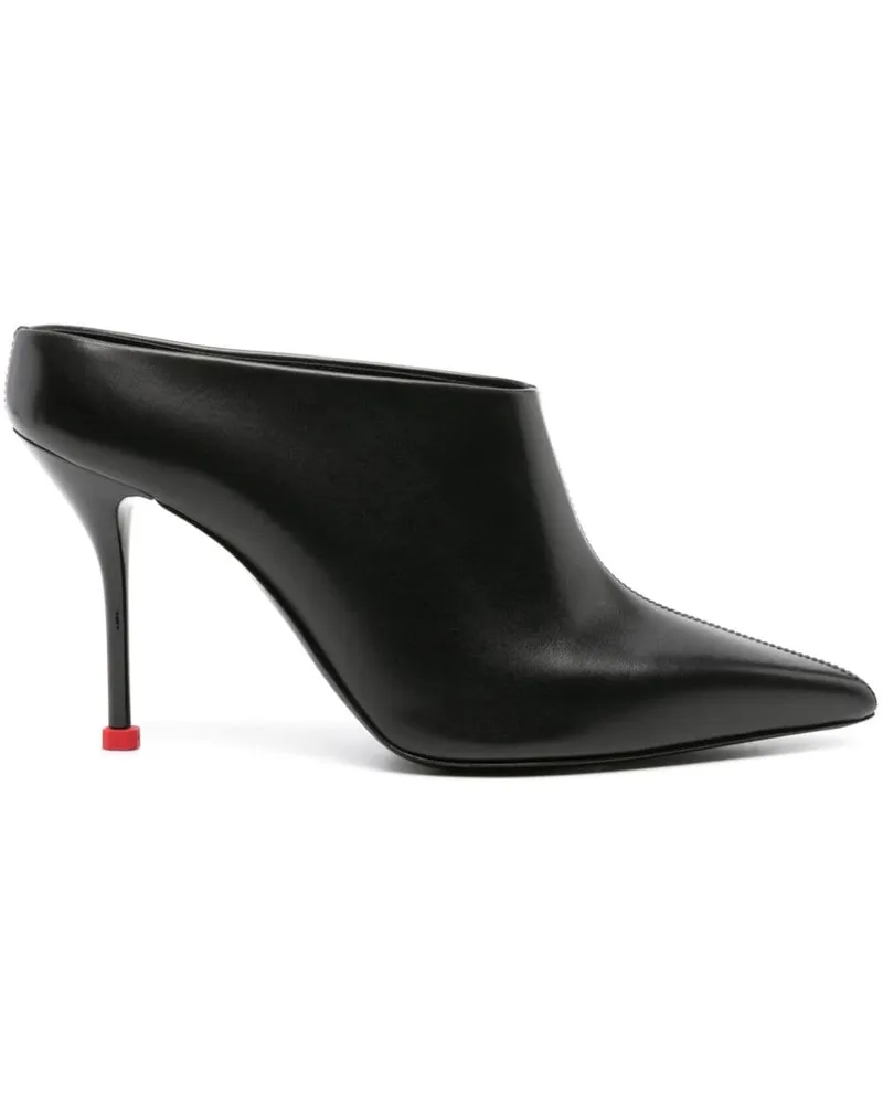 Alexander McQueen Thorn Mules 90mm - Schwarz Schwarz