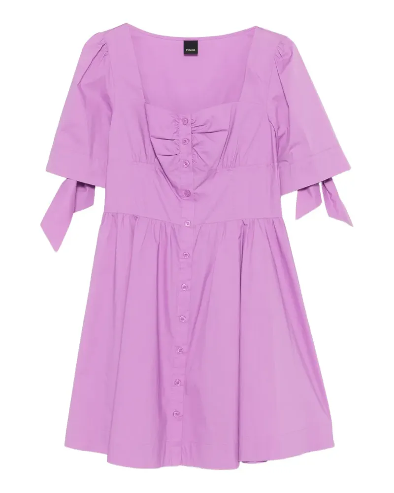 Pinko tie-sleeve button dress - Violett Violett