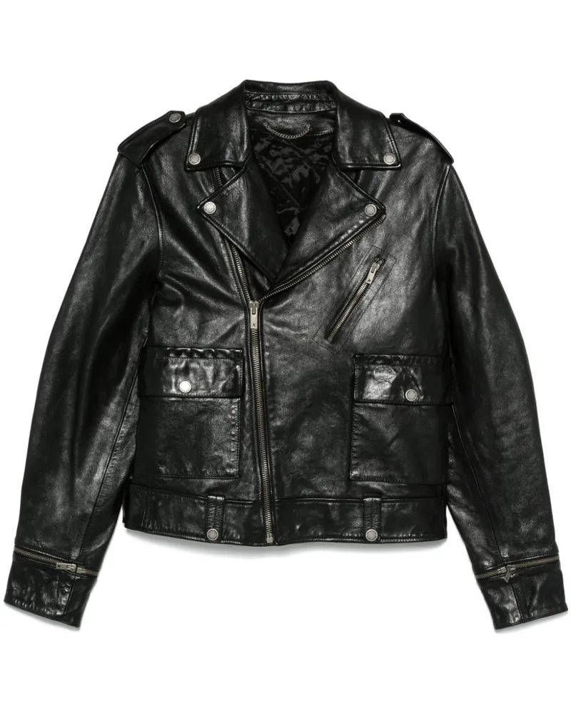 Golden Goose Norwood Chiodo Jacke - Schwarz Schwarz