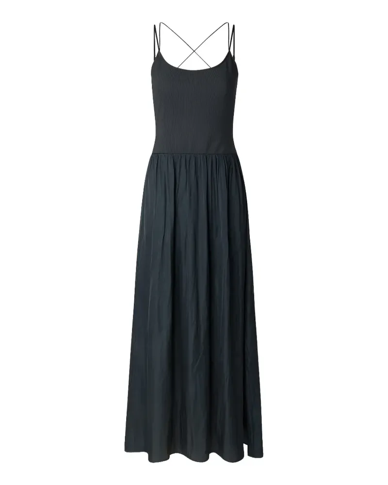 Sessùn Sweet Mambo pleated maxi dress - Schwarz Schwarz