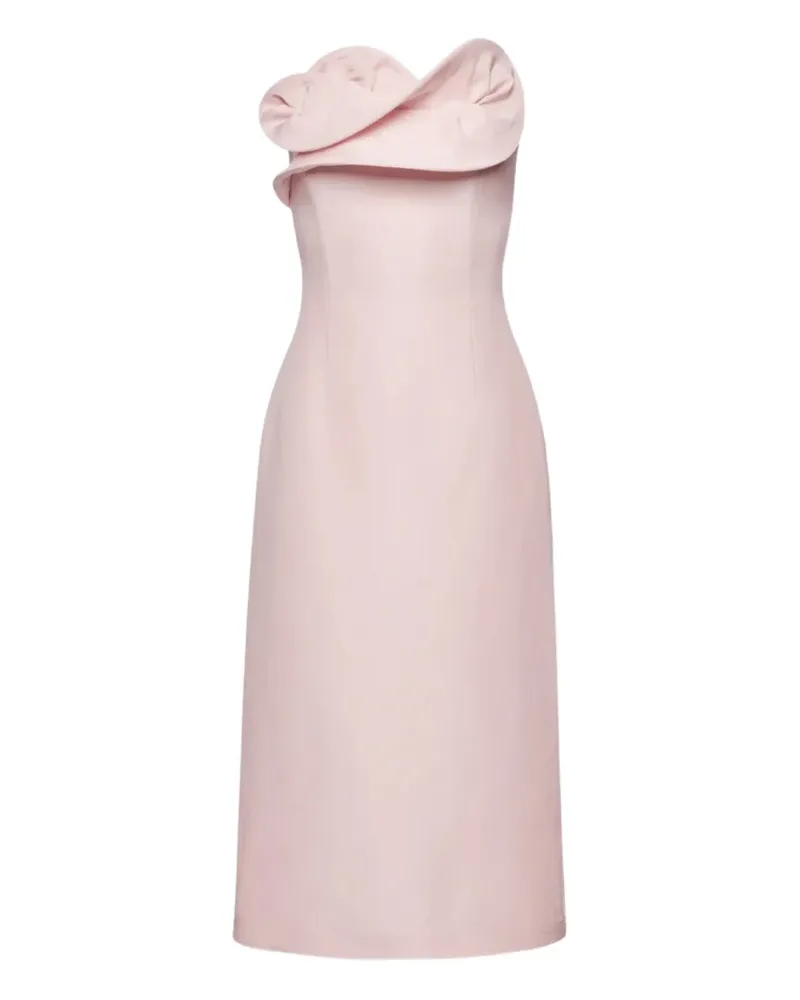 Magda Butrym ruffled strapless dress - Rosa Rosa