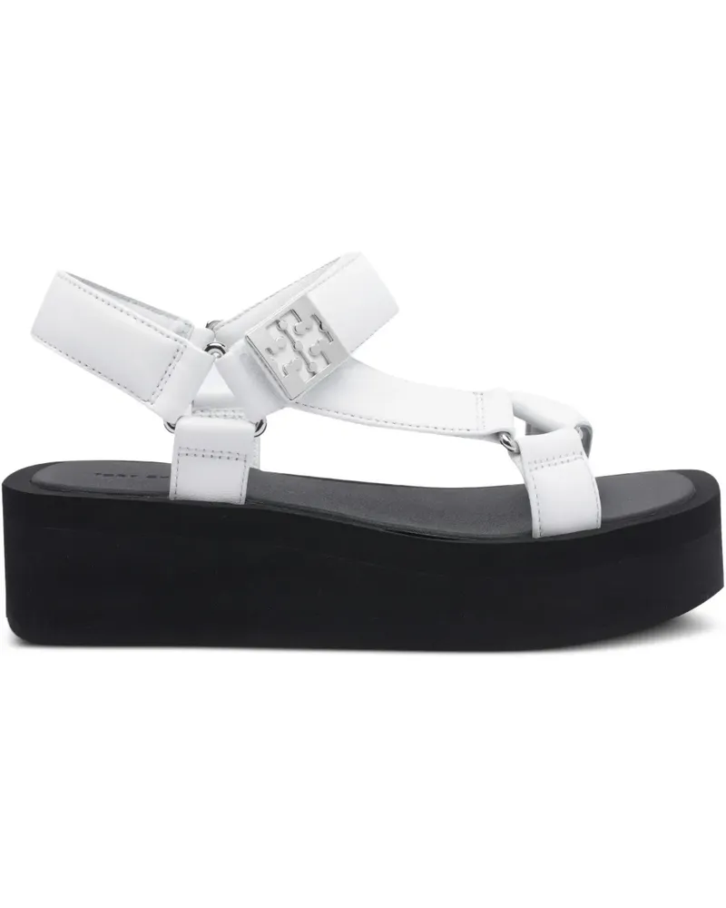 Tory Burch Sandalen mit Plateau 50mm - Weiß Weiß