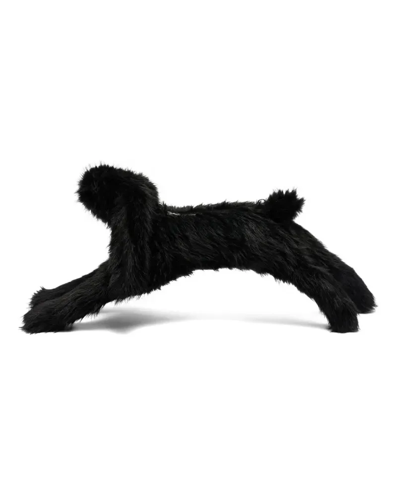 Simone Rocha Hare Umhängetasche aus Faux Fur - Schwarz Schwarz