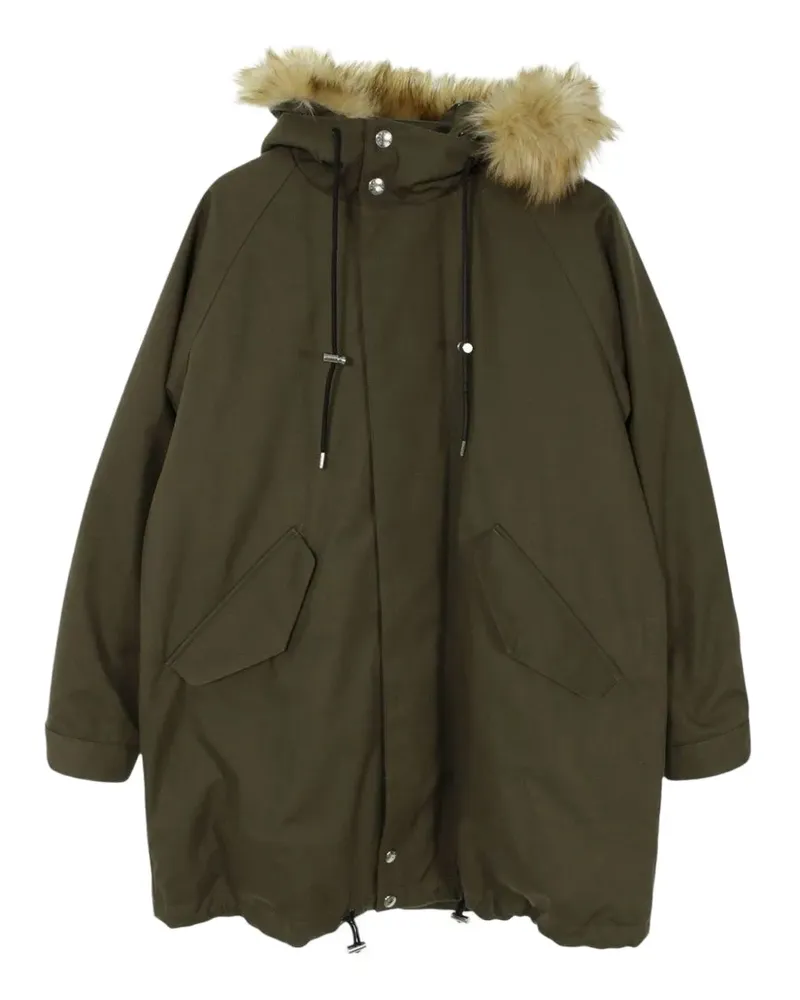 MACKINTOSH Kapuzenparka mit Faux Fur - Grün Grün
