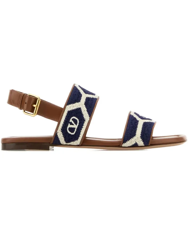 Valentino Garavani VLogo Sandalen - Braun Braun