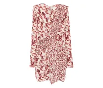 Drapiertes Minikleid - Rosa