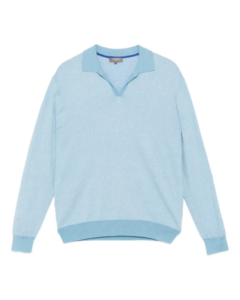 N.Peal Padstow Poloshirt - Blau Blau