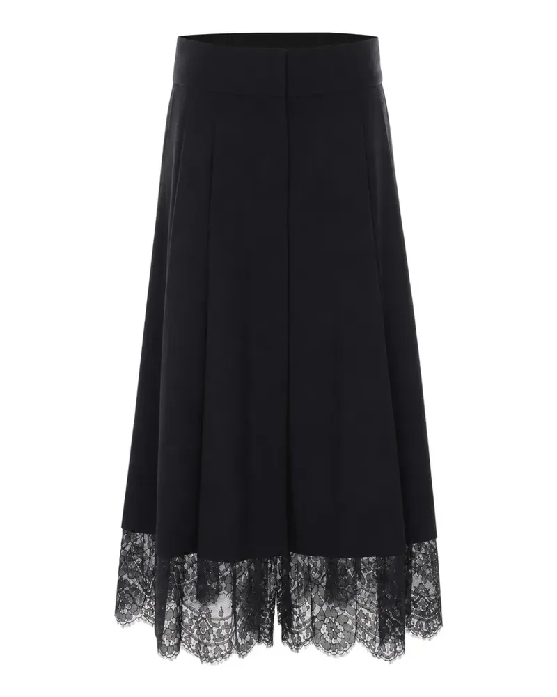 Zimmermann lace-trim culotte trousers - Schwarz Schwarz