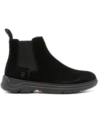 Tommy Hilfiger Stiefel mit Logo-Schild Schwarz