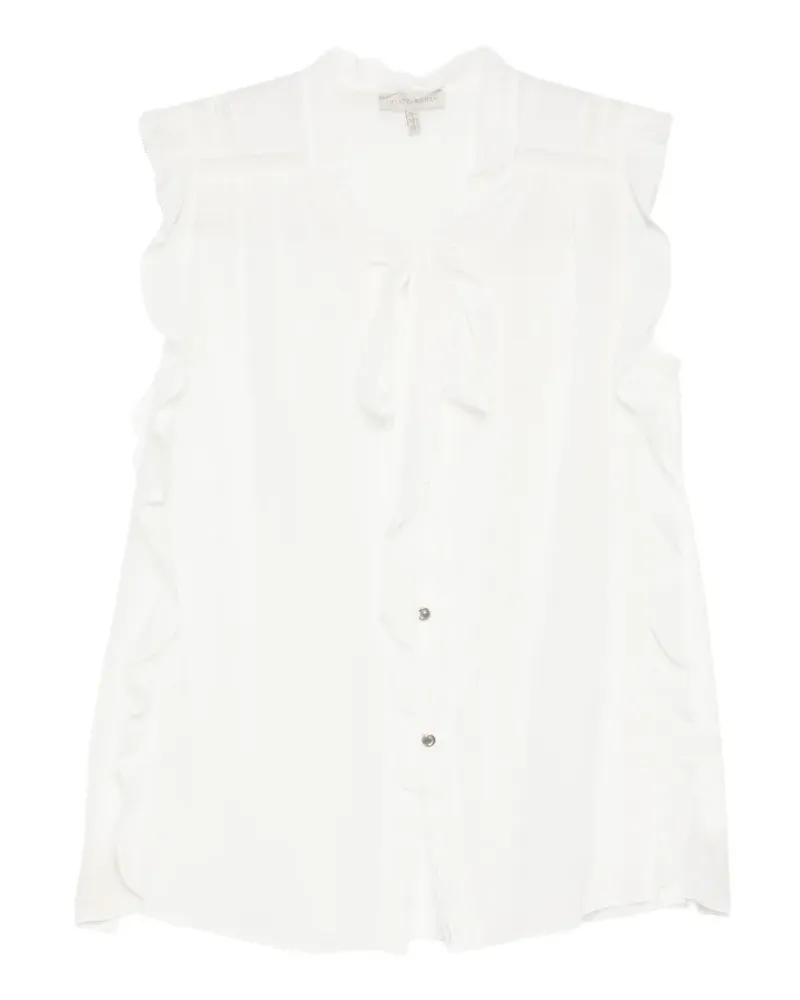 SHIATZY CHEN Neckholder-Top aus Chiffon - Weiß Weiß