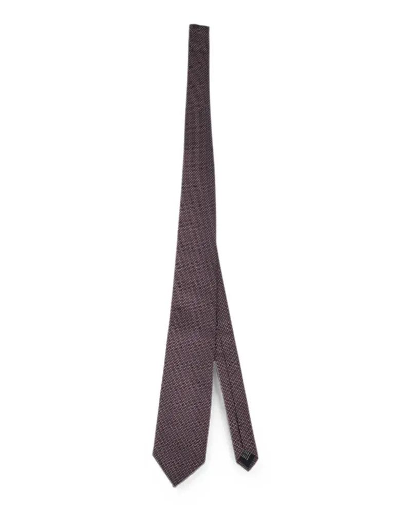 Pal Zileri geometric-pattern tie - Rot Rot