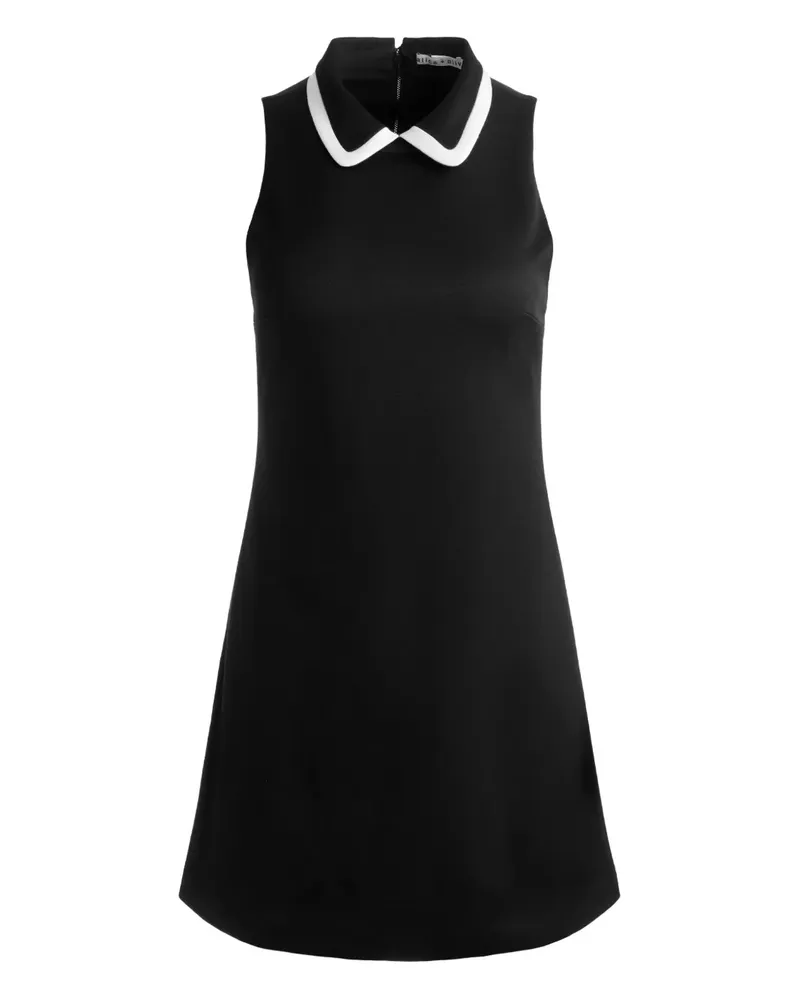 Alice + Olivia Ärmelloses Velia Minikleid - Schwarz Schwarz