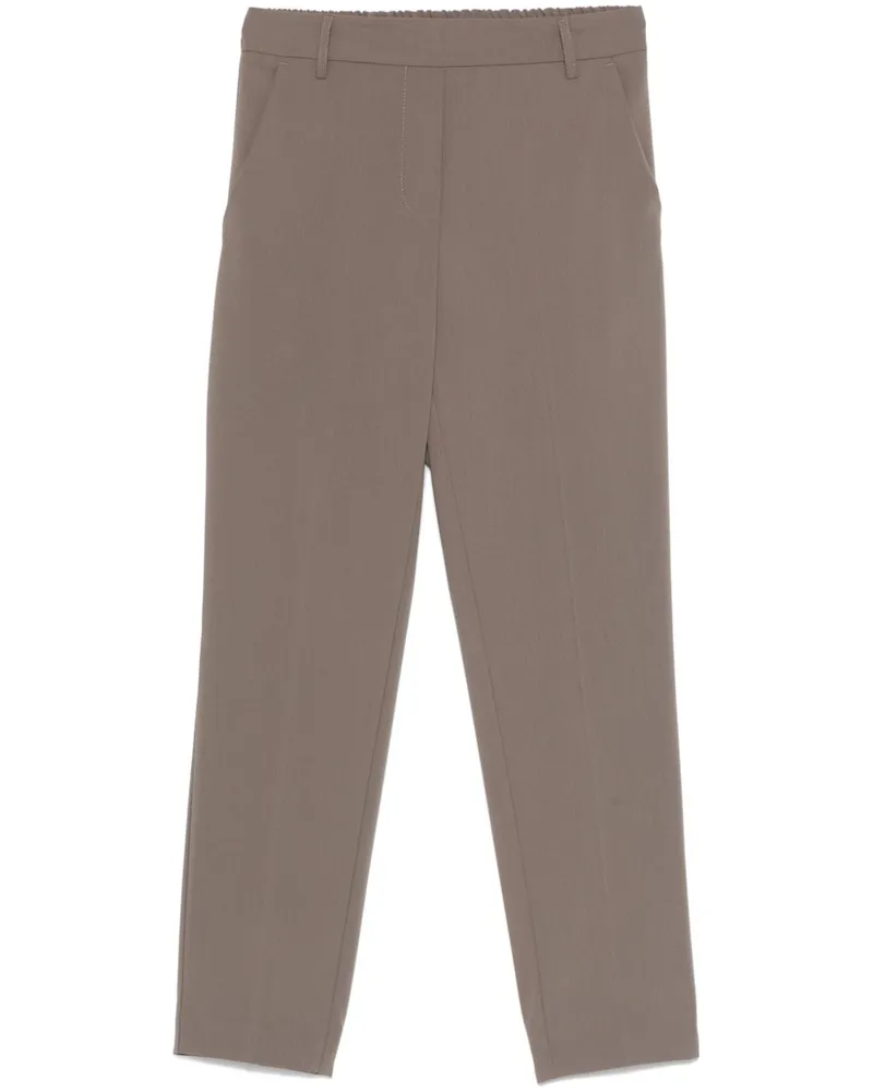 Blanca Klassische Tapered-Hose - Grau Grau