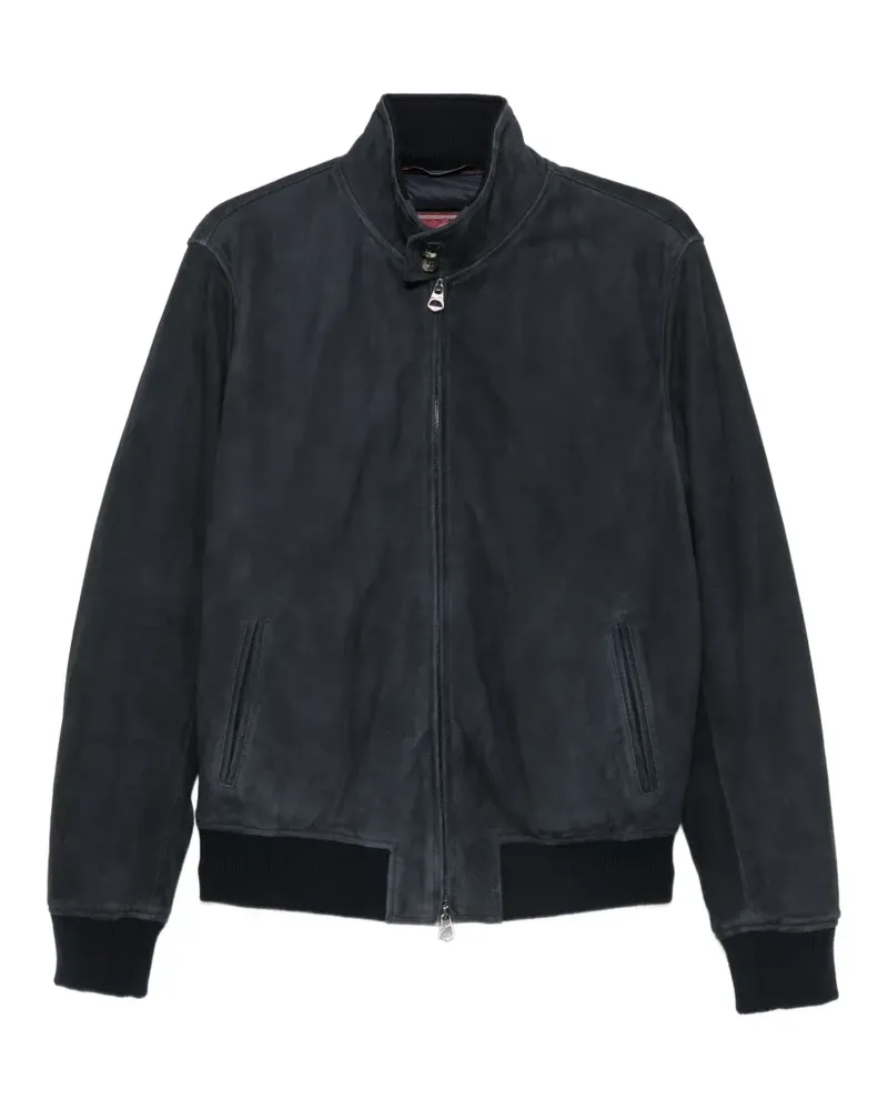 Stewart Bomberjacke aus Wildleder - Blau Blau