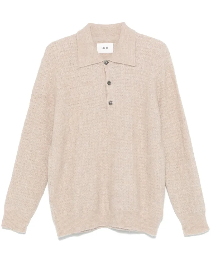 NN 07 Alfie Poloshirt - Nude Nude