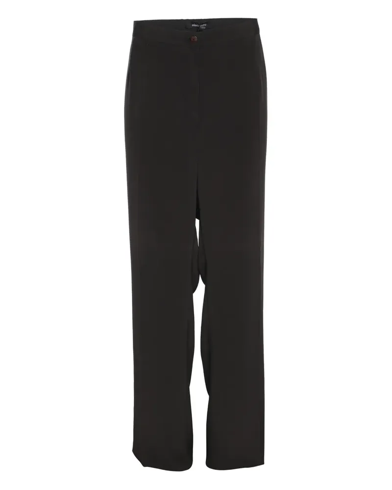 Elena Mirò Hose mit Bügelfalten - Schwarz Schwarz
