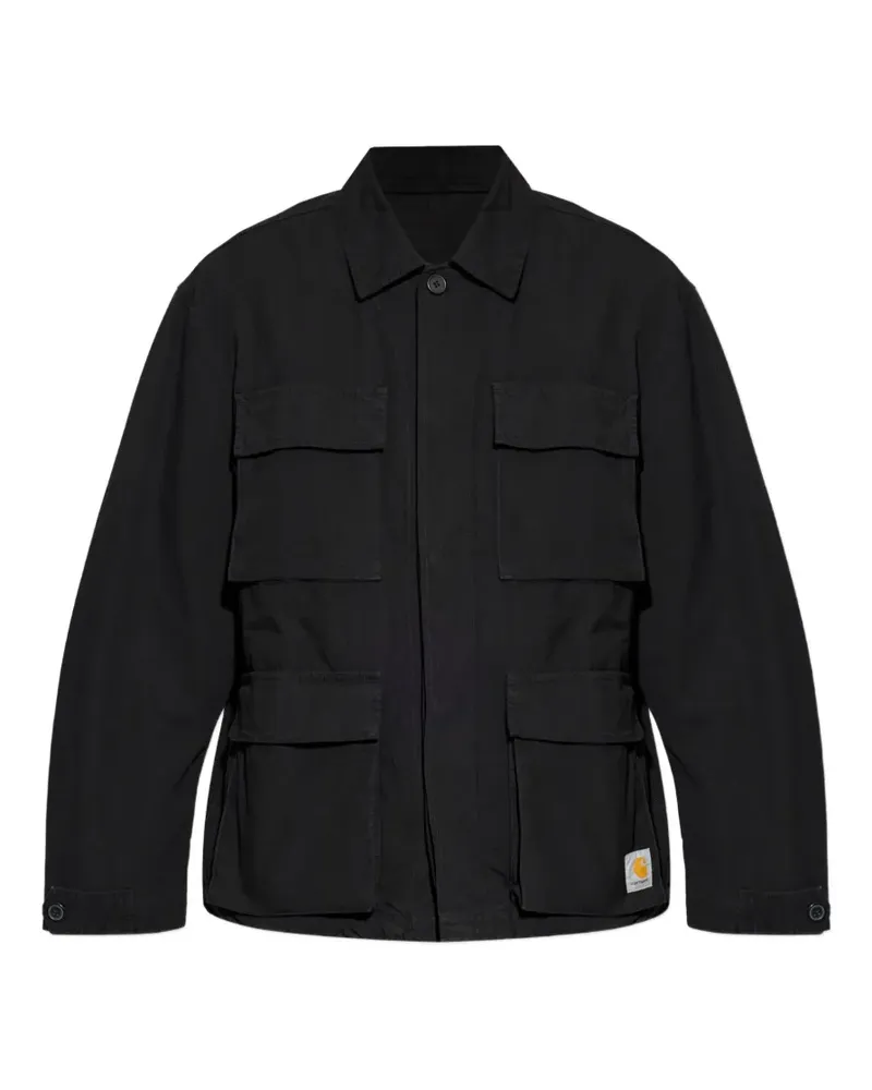Carhartt WIP Manderson Ripstop-Jacke - Schwarz Schwarz