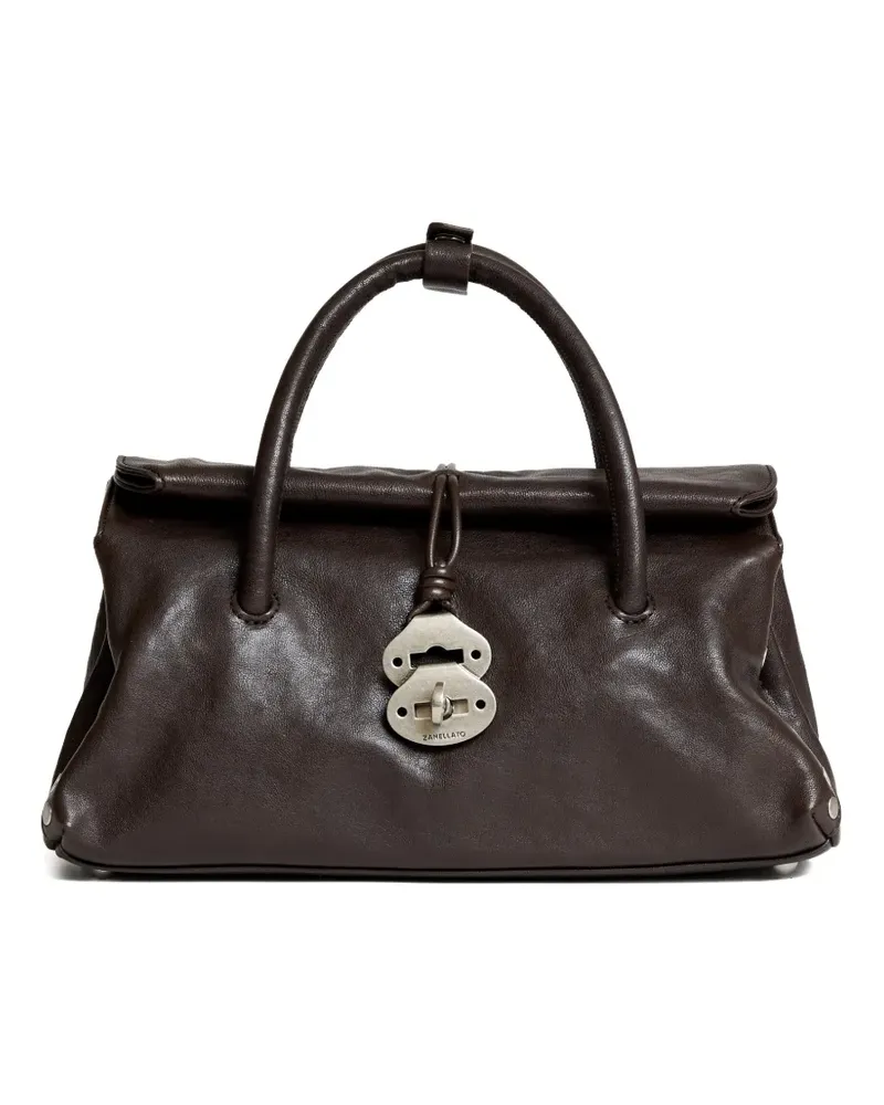 Zanellato leather tote bag - Braun Braun