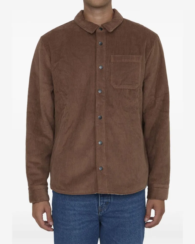 James Perse Sherpa-Hemdjacke - Braun Braun