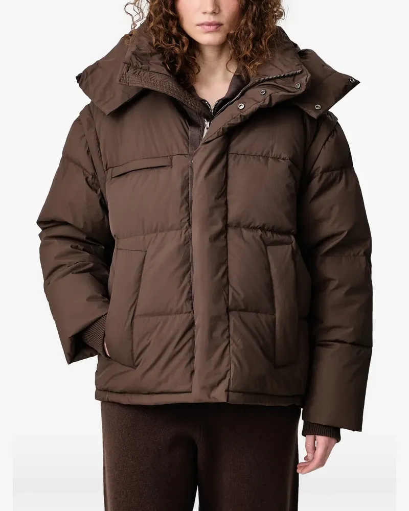 WRSTBHVR Dave V2 puffer jacket - Braun Braun