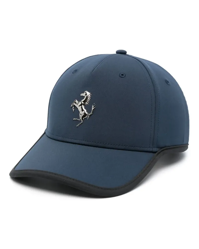 Ferrari Baseballkappe mit Logo-Schild - Blau Blau